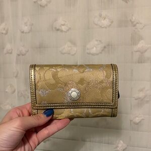 Coach Gold Signature Wallet